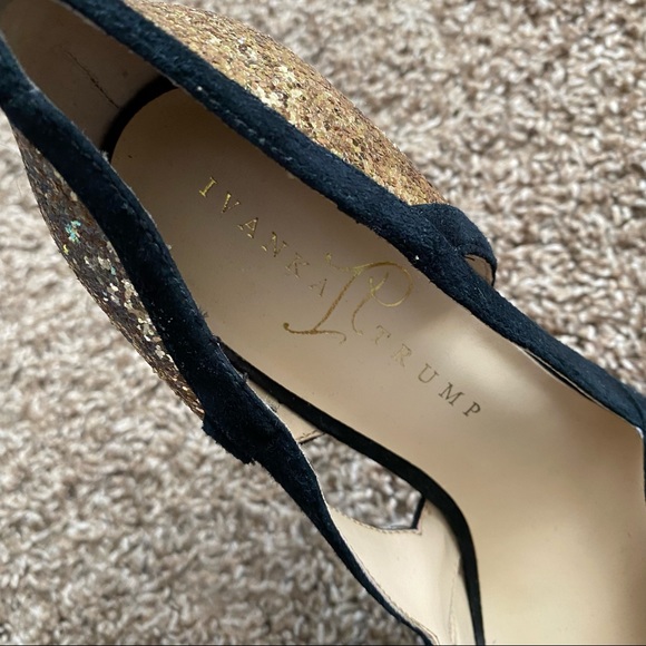 Ivanka Trump sparkle and suede stilettos - Picture 5 of 6